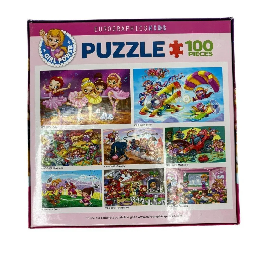 Eurographics Ballet Go Girls Go! 100 Piece Jigsaw Puzzle